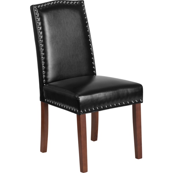 HERCULES-Hampton-Hill-Series-Black-Leather-Parsons-Chair-with-Silver-Nail-Heads-by-Flash-Furniture