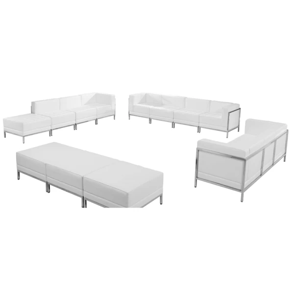 HERCULES-Imagination-Series-Melrose-White-Leather-Sofa-Lounge-Ottoman-Set-12-Pieces-by-Flash-Furniture