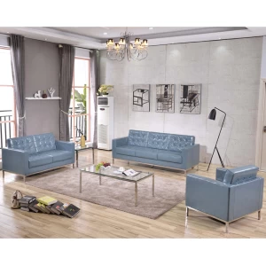 HERCULES-Lacey-Series-Contemporary-Gray-Leather-Loveseat-with-Stainless-Steel-Frame-by-Flash-Furniture-2