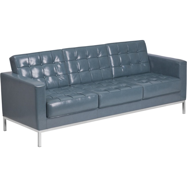 HERCULES-Lacey-Series-Contemporary-Gray-Leather-Sofa-with-Stainless-Steel-Frame-by-Flash-Furniture