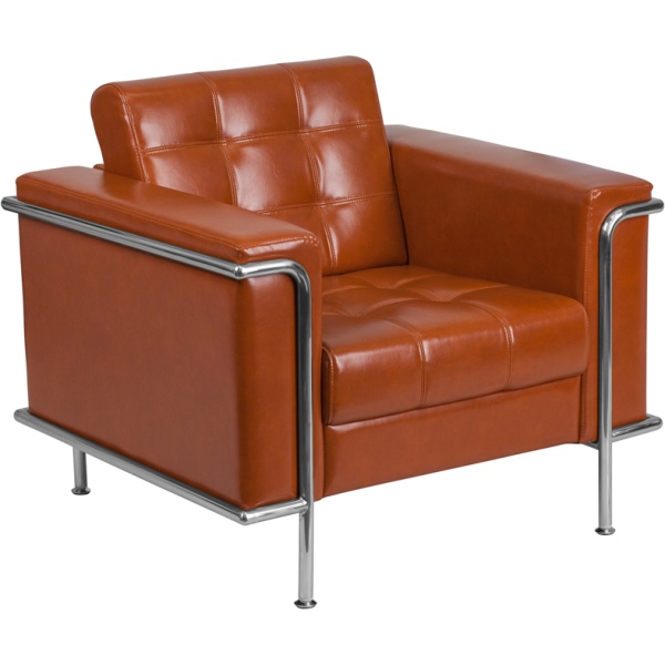 HERCULES-Lesley-Series-Contemporary-Cognac-Leather-Chair-with-Encasing-Frame-by-Flash-Furniture