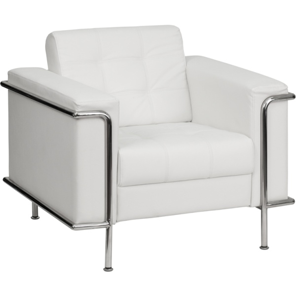 HERCULES-Lesley-Series-Contemporary-Melrose-White-Leather-Chair-with-Encasing-Frame-by-Flash-Furniture