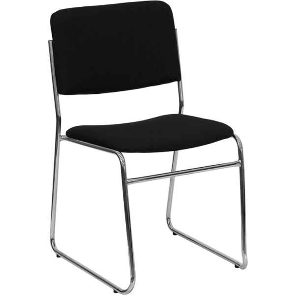 HERCULES-Series-1000-lb.-Capacity-Black-Fabric-High-Density-Stacking-Chair-with-Chrome-Sled-Base-by-Flash-Furniture