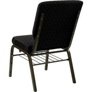 HERCULES-Series-18.5W-Church-Chair-in-Black-Dot-Patterned-Fabric-with-Book-Rack-Gold-Vein-Frame-by-Flash-Furniture-3