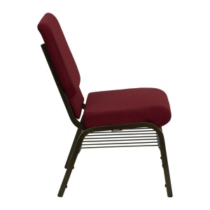 HERCULES-Series-18.5W-Church-Chair-in-Burgundy-Fabric-with-Book-Rack-Gold-Vein-Frame-by-Flash-Furniture-2