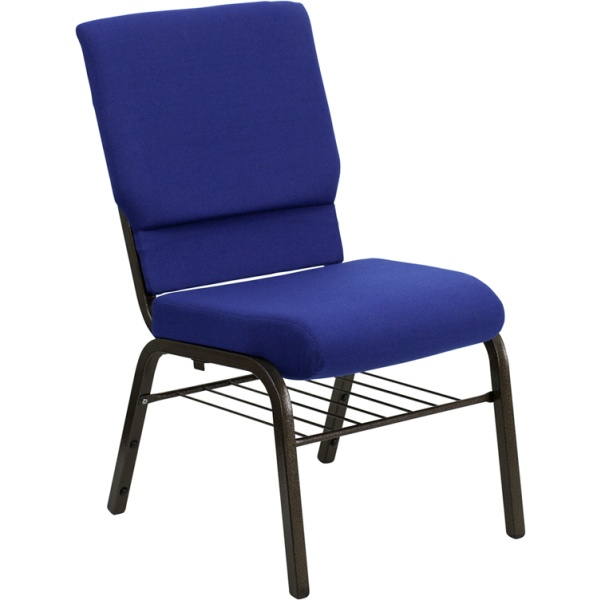 HERCULES-Series-18.5W-Church-Chair-in-Navy-Blue-Fabric-with-Book-Rack-Gold-Vein-Frame-by-Flash-Furniture