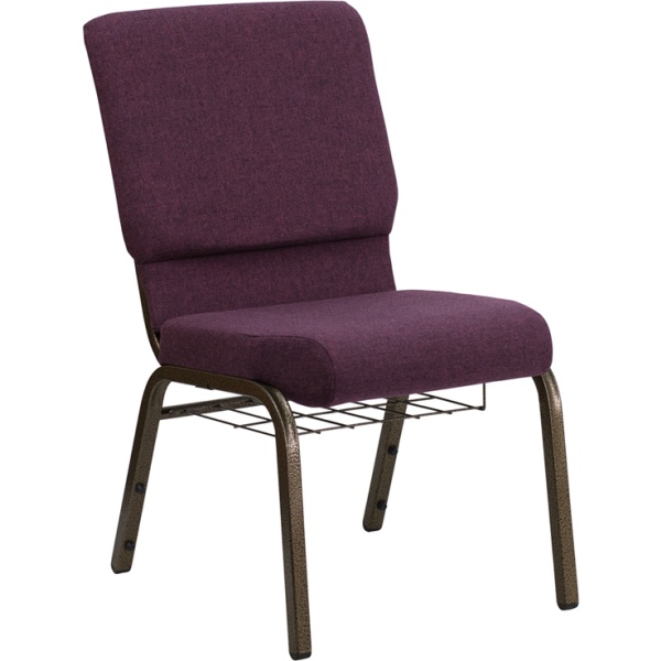 HERCULES-Series-18.5W-Church-Chair-in-Plum-Fabric-with-Cup-Book-Rack-Gold-Vein-Frame-by-Flash-Furniture