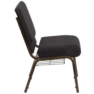 HERCULES-Series-21W-Church-Chair-in-Black-Dot-Patterned-Fabric-with-Cup-Book-Rack-Gold-Vein-Frame-by-Flash-Furniture-3