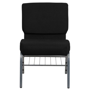 HERCULES-Series-21W-Church-Chair-in-Black-Fabric-with-Book-Rack-Silver-Vein-Frame-by-Flash-Furniture-3