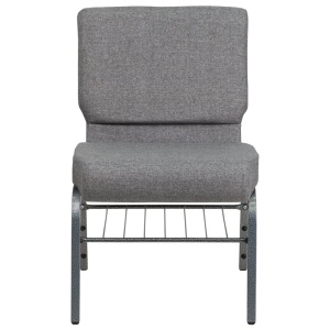 HERCULES-Series-21W-Church-Chair-in-Gray-Fabric-with-Book-Rack-Silver-Vein-Frame-by-Flash-Furniture-3