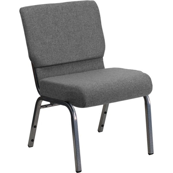 HERCULES-Series-21W-Stacking-Church-Chair-in-Gray-Fabric-Silver-Vein-Frame-by-Flash-Furniture