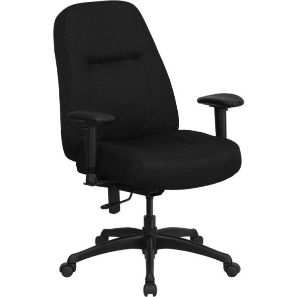 HERCULES-Series-400-lb.-Rated-High-Back-Big-Tall-Black-Fabric-Executive-Swivel-Chair-with-Adjustable-Arms-by-Flash-Furniture