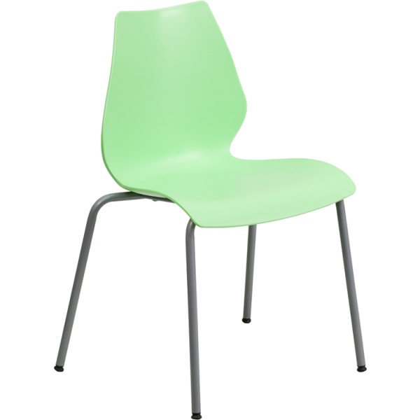 HERCULES-Series-770-lb.-Capacity-Green-Stack-Chair-with-Lumbar-Support-and-Silver-Frame-by-Flash-Furniture