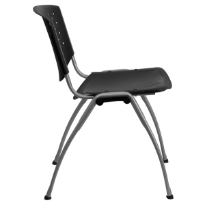 HERCULES-Series-880-lb.-Capacity-Black-Plastic-Stack-Chair-with-Titanium-Frame-by-Flash-Furniture-2