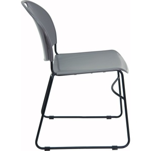 HERCULES-Series-880-lb.-Capacity-Gray-Ultra-Compact-Stack-Chair-with-Black-Frame-by-Flash-Furniture-1