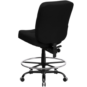 HERCULES-Series-Big-Tall-400-lb.-Rated-Black-Fabric-Drafting-Chair-by-Flash-Furniture-2