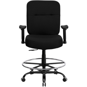 HERCULES-Series-Big-Tall-400-lb.-Rated-Black-Fabric-Drafting-Chair-with-Adjustable-Arms-by-Flash-Furniture-3