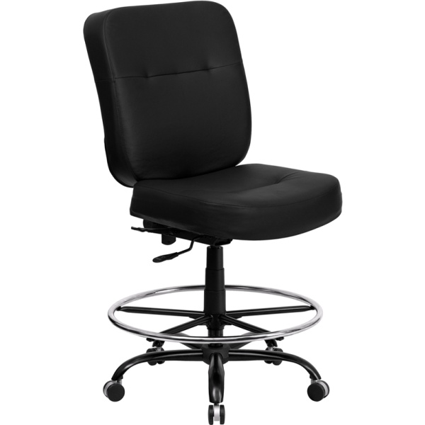 HERCULES-Series-Big-Tall-400-lb.-Rated-Black-Leather-Drafting-Chair-by-Flash-Furniture