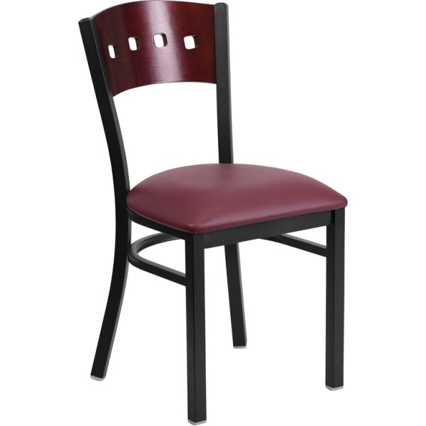 HERCULES-Series-Black-4-Square-Back-Metal-Restaurant-Chair-Mahogany-Wood-Back-Burgundy-Vinyl-Seat-by-Flash-Furniture