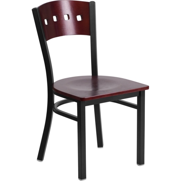 HERCULES-Series-Black-4-Square-Back-Metal-Restaurant-Chair-Mahogany-Wood-Back-Seat-by-Flash-Furniture