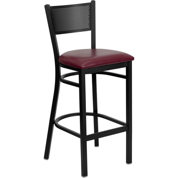 HERCULES-Series-Black-Grid-Back-Metal-Restaurant-Barstool-Burgundy-Vinyl-Seat-by-Flash-Furniture