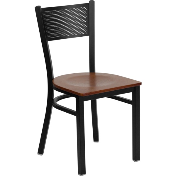 HERCULES-Series-Black-Grid-Back-Metal-Restaurant-Chair-Cherry-Wood-Seat-by-Flash-Furniture