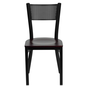 HERCULES-Series-Black-Grid-Back-Metal-Restaurant-Chair-Mahogany-Wood-Seat-by-Flash-Furniture-3