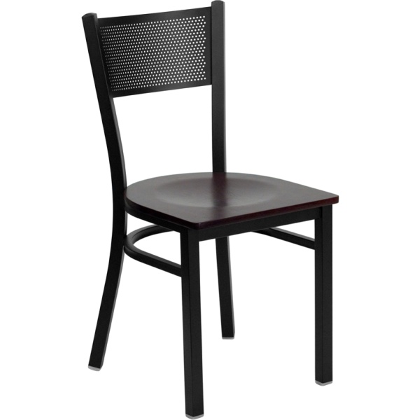 HERCULES-Series-Black-Grid-Back-Metal-Restaurant-Chair-Mahogany-Wood-Seat-by-Flash-Furniture