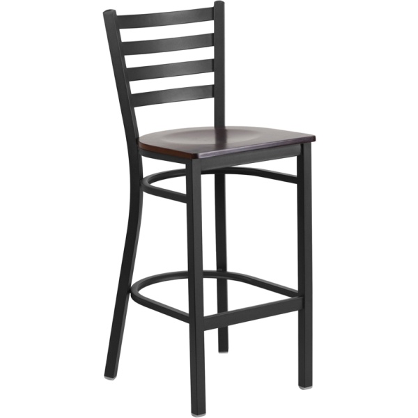 HERCULES-Series-Black-Ladder-Back-Metal-Restaurant-Barstool-Walnut-Wood-Seat-by-Flash-Furniture