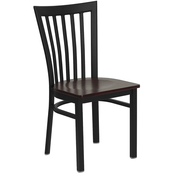 HERCULES-Series-Black-School-House-Back-Metal-Restaurant-Chair-Mahogany-Wood-Seat-by-Flash-Furniture