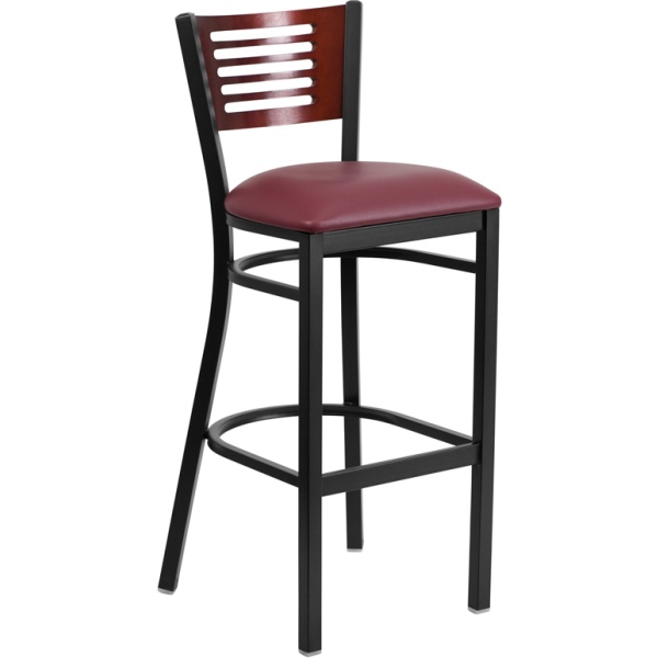 HERCULES-Series-Black-Slat-Back-Metal-Restaurant-Barstool-Mahogany-Wood-Back-Burgundy-Vinyl-Seat-by-Flash-Furniture