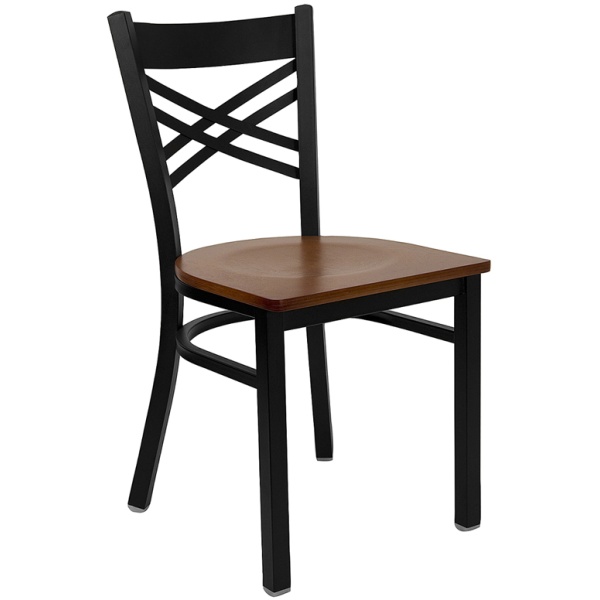 HERCULES-Series-Black-X-Back-Metal-Restaurant-Chair-Cherry-Wood-Seat-by-Flash-Furniture