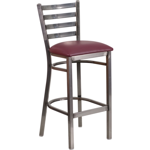 HERCULES-Series-Clear-Coated-Ladder-Back-Metal-Restaurant-Barstool-Burgundy-Vinyl-Seat-by-Flash-Furniture