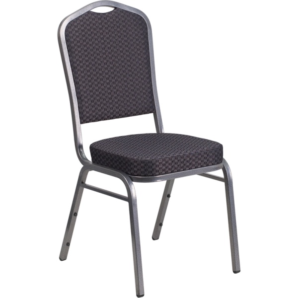 HERCULES-Series-Crown-Back-Stacking-Banquet-Chair-in-Black-Patterned-Fabric-Silver-Vein-Frame-by-Flash-Furniture