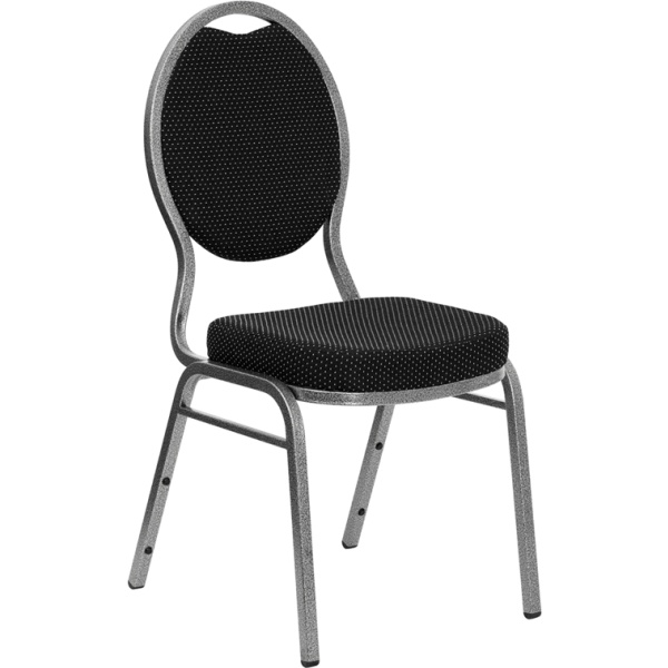 HERCULES-Series-Teardrop-Back-Stacking-Banquet-Chair-in-Black-Patterned-Fabric-Silver-Vein-Frame-by-Flash-Furniture