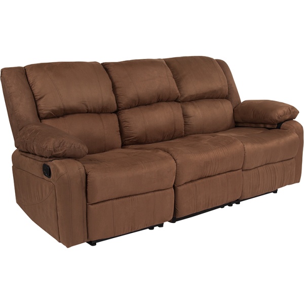 Harmony-Series-Chocolate-Brown-Microfiber-Sofa-with-Two-Built-In-Recliners-by-Flash-Furniture