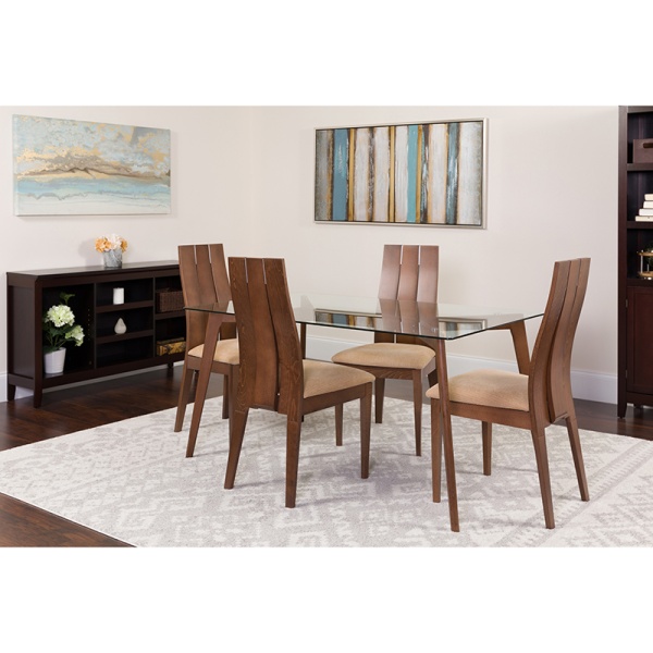 Hawthorne-5-Piece-Walnut-Wood-Dining-Table-Set-with-Glass-Top-and-Wide-Slat-Back-Wood-Dining-Chairs-Padded-Seats-by-Flash-Furniture