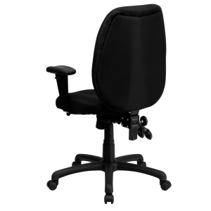 High-Back-Black-Fabric-Multifunction-Ergonomic-Executive-Swivel-Chair-with-Adjustable-Arms-by-Flash-Furniture-2