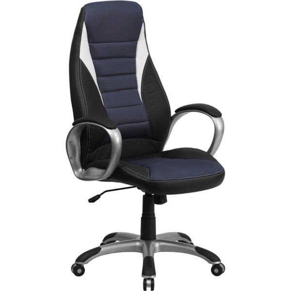 High-Back-Black-Vinyl-Executive-Swivel-Chair-with-Blue-Mesh-Inserts-and-Arms-by-Flash-Furniture