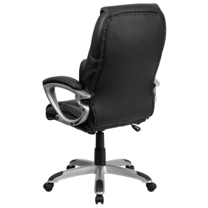 High-Back-Massaging-Black-Leather-Executive-Swivel-Chair-with-Silver-Base-and-Arms-by-Flash-Furniture-2