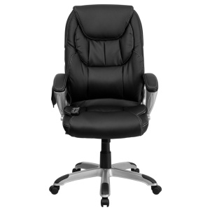 High-Back-Massaging-Black-Leather-Executive-Swivel-Chair-with-Silver-Base-and-Arms-by-Flash-Furniture-3