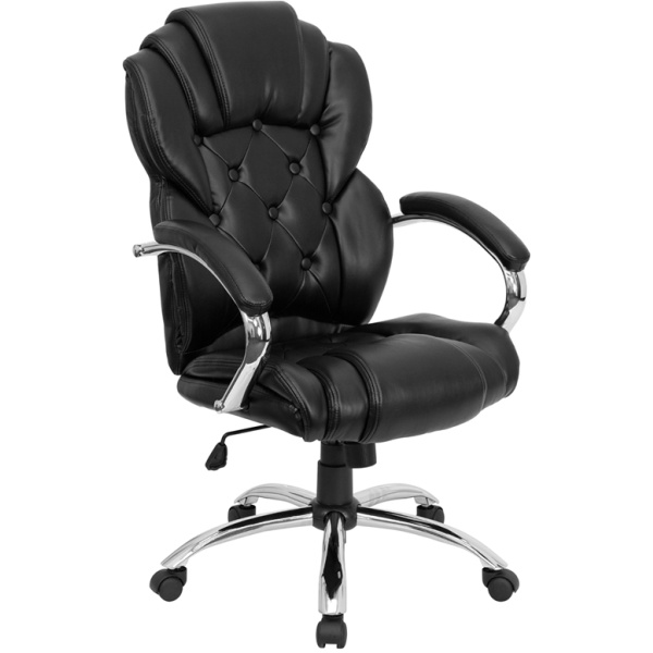 High-Back-Transitional-Style-Black-Leather-Executive-Swivel-Chair-with-Arms-by-Flash-Furniture