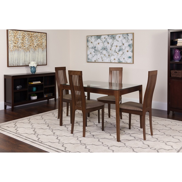 Imperial-5-Piece-Espresso-Wood-Dining-Table-Set-with-Glass-Top-and-Framed-Rail-Back-Design-Wood-Dining-Chairs-Padded-Seats-by-Flash-Furniture