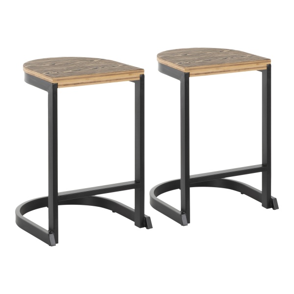 Industrial-Demi-Counter-Stool-in-Black-and-Wood-Pressed-Grain-Bamboo-by-LumiSource-Set-of-2