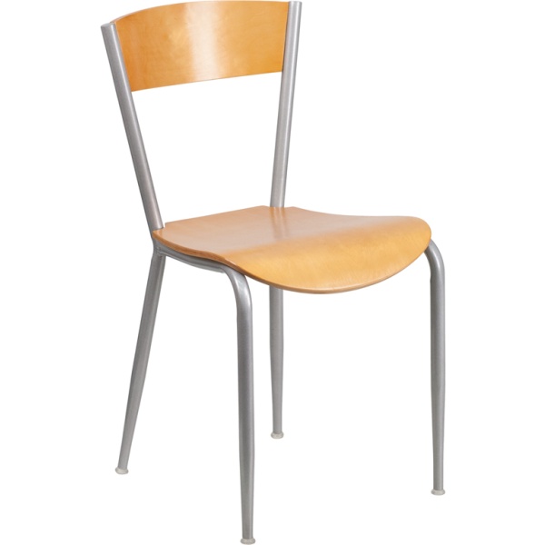 Invincible-Series-Silver-Metal-Restaurant-Chair-Natural-Wood-Back-Seat-by-Flash-Furniture