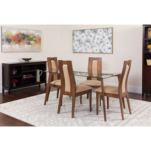 Lincoln-5-Piece-Walnut-Wood-Dining-Table-Set-with-Glass-Top-and-Curved-Slat-Wood-Dining-Chairs-Padded-Seats-by-Flash-Furniture