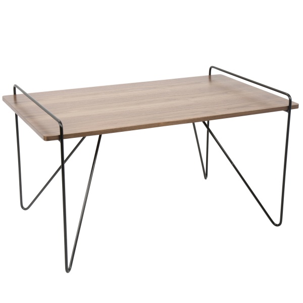 Loft-Mid-Century-Modern-Coffee-Table-in-Walnut-and-Black-by-LumiSource