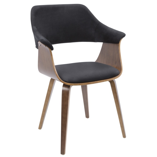 Lucci-Mid-Century-Modern-Chair-in-Walnut-and-Black-Velvet-by-LumiSource