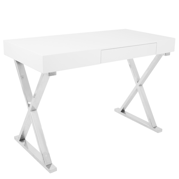 Luster-Contemporary-Desk-in-White-by-LumiSource