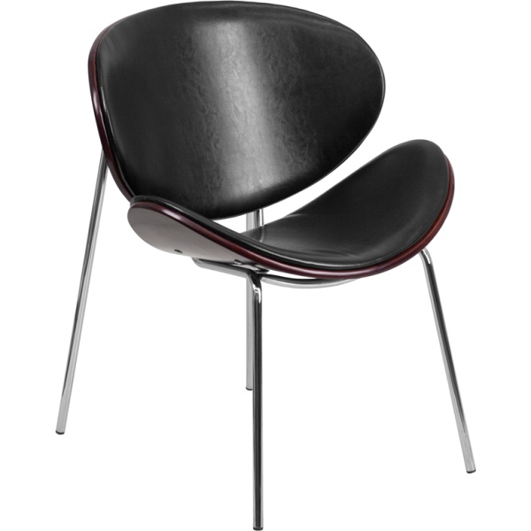 Mahogany-Bentwood-Leisure-Side-Reception-Chair-with-Black-Leather-Seat-by-Flash-Furniture